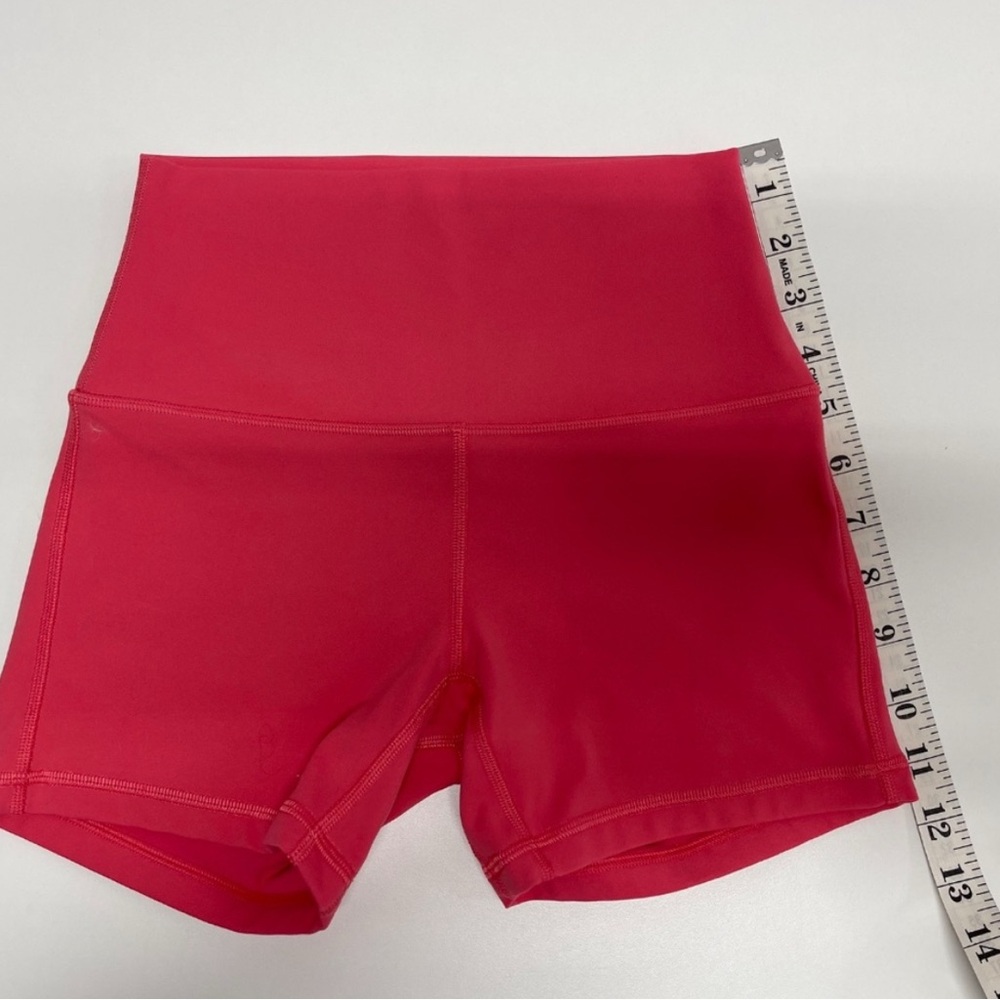 Woman’s Pink Lululemon Align Shorts 4” Size 4 - Picture 7 of 10